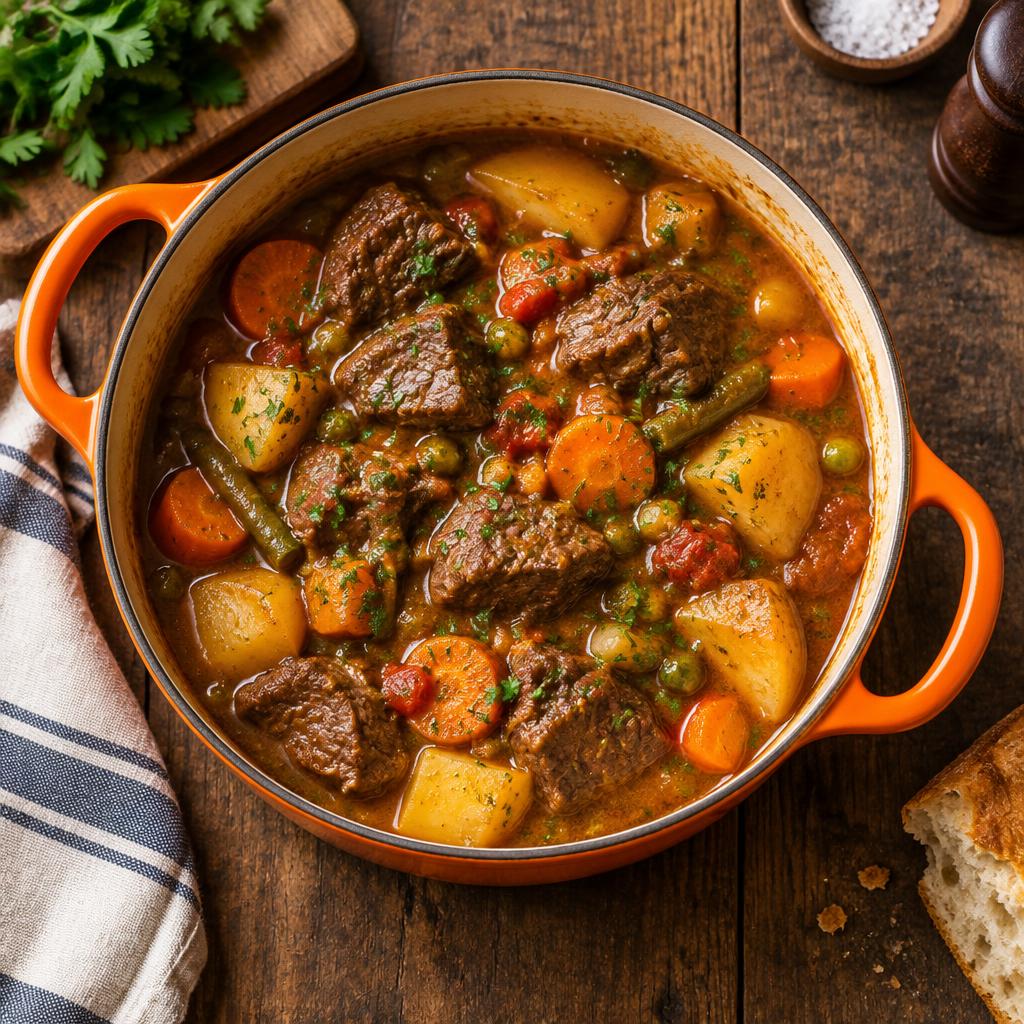 Guiso de carne y verduras